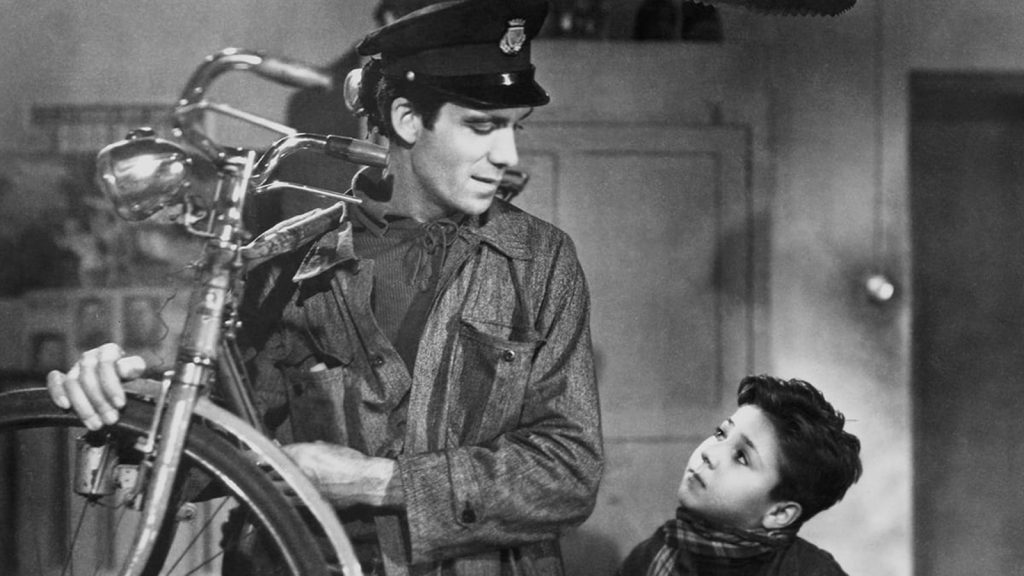 Filmo "Bicycle Thief" kadras