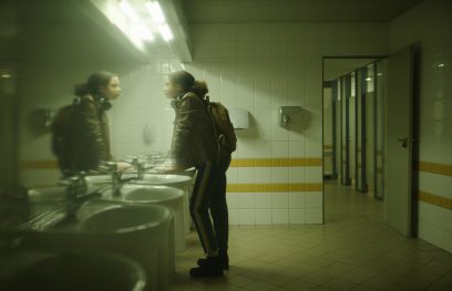 A screenshot from the public service ad "Hate speech is a crime"