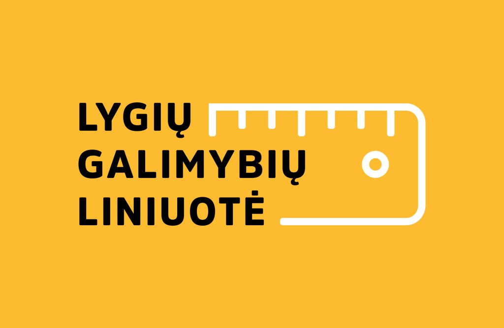 Lygių galimybių liniuotės logotipas. Tarnybos nuotr.