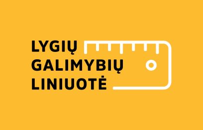 Lygių galimybių liniuotės logotipas. Tarnybos nuotr.