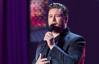 Merūno Vitulskio pasirodymas Nacionalinių lygybės ir įvairovės apdovanojimų 2019 m. ceremonijos metu. M. Ambrazo nuotr.