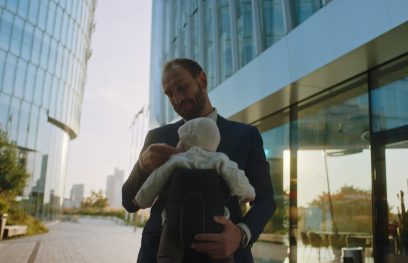 Kadras iš kampanijos video „Būti tėvu – didžiausia dovana“