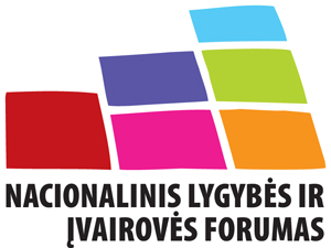 Nacionalinio lygybės ir įvairovės forumo logotipas