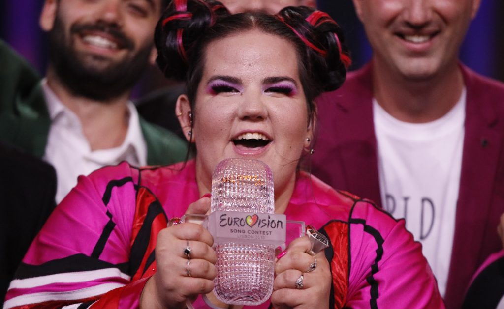 2018 m. „Eurovizijos“ nugalėtoja Netta Barzilai. „Eurovizijos“ organizatorių Lisabonoje nuotr./Andres Putting.