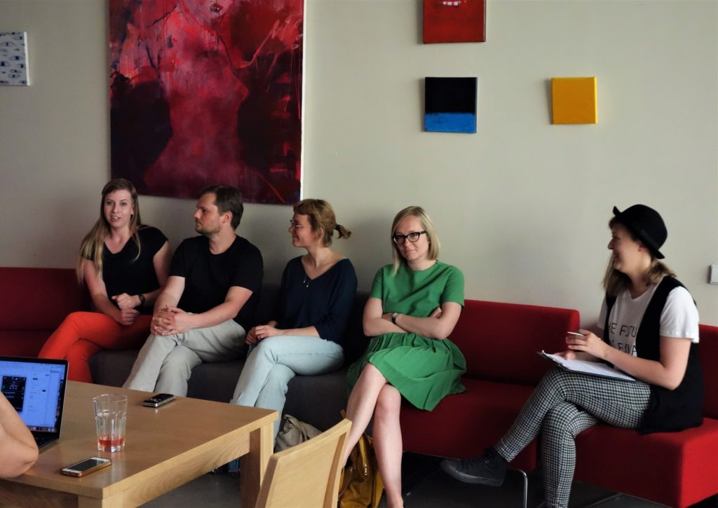 Diskusijos dalyviai Dovilė Butnoriūtė