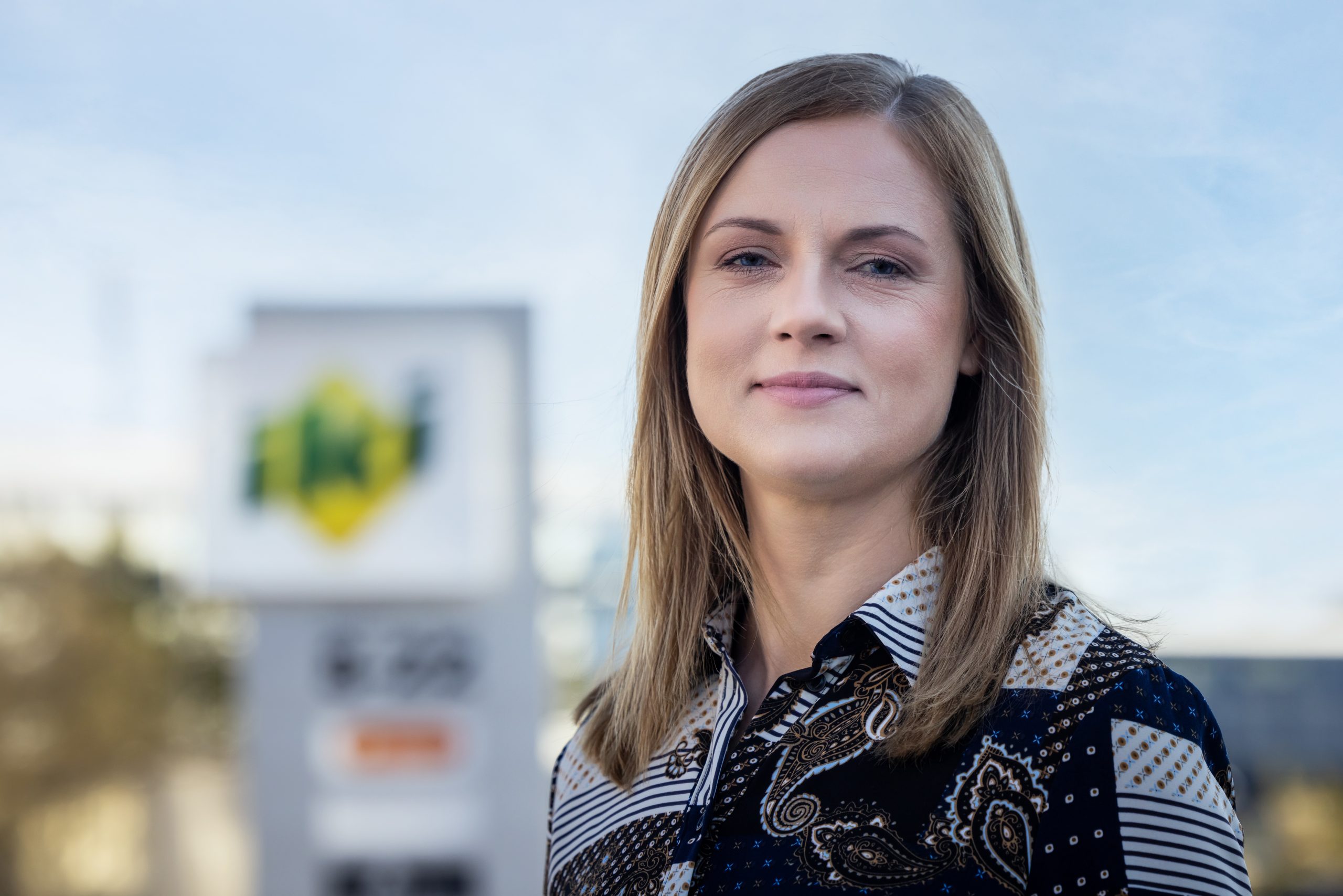 Prekybos tinklo „Iki“ atstovė.