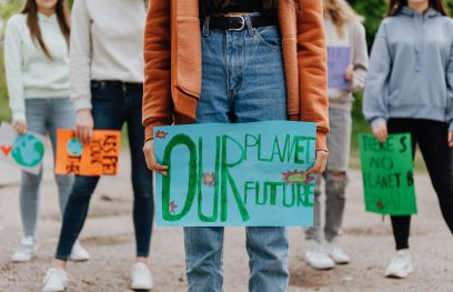 Protestas prieš klimato kaitą. Karolinos Grabowskos nuotrauka
