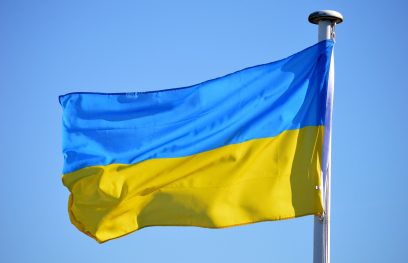 Ukrainos vėliava. Pexels nuotr.